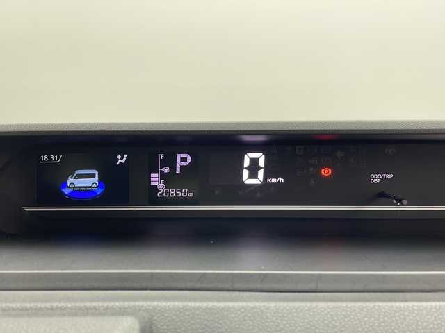 ダイハツ タント ファンクロスターボ 千葉県 2023(令5)年 2.1万km ブラックマイカメタリック 禁煙車/スマートアシスト/純正ナビ（NMZL-W730）/CD/DVD/Bluetooth/HDMI/フルセグTV/アラウンドビューモニター/両側電動スライドドア/衝突軽減ブレーキ/車線逸脱警報/ふらつき警報/先行車発進お知らせ/標識認識機能/コーナーセンサー/ビルトインETC/ブレーキホールド/LEDオートライト/シートヒーター/プッシュスタート/スマートキー