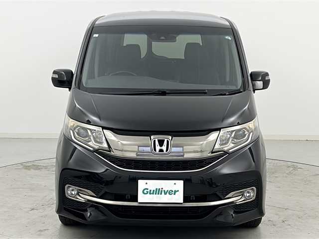 ホンダ ステップワゴン スパーダ クールスピリット 宮城県 2015(平27)年 11.6万km プレミアムスパークルブラックパール 禁煙車/ホンダセンシング/・衝突軽減ブレーキ/・レーンキープアシスト/・アダプティブクルーズコントロール/・標識認識機能純正フリップダウンモニター/純正9インチプレミアム/・CD.DVD.SD.BT/フルセグTV/バックモニター/両側パワースライドドア/ハーフレザーシート/・前席シートヒーター/LEDヘッドライト/フォグランプ/ビルトインETC/アイドリングストップ/横滑り防止装置/パドルシフト/ステアリングスイッチ/プッシュスタート/スマートキー/社外15インチアルミホイール/純正フロアマット/純正16インチアルミ付夏タイヤ積込/ロールサンシェード/シートバックテーブル