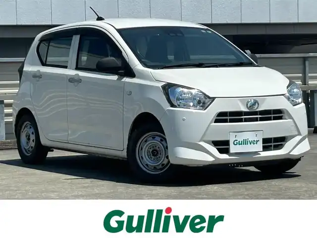 ダイハツ ミラ イース L SAⅢ 静岡県 2018(平30)年 4.5万km ホワイト スマートアシスト３/純正オーディオ/ＣＤ再生/ＡＵＸ接続/キーレスエントリー/パーキングセンサー/オートハイビーム/ヘッドライトレベライザー/純正フロアマット/ドアバイザー/アイドリングストップ/ＡＣ