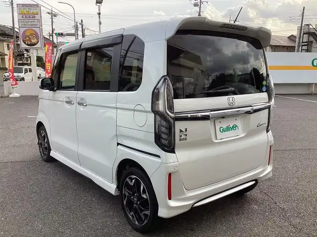 ホンダ Ｎ ＢＯＸ カスタム G L ターボ ホンダセンシング 千葉県 2019(平31)年 4.1万km プラチナホワイトパール ワンオーナー/メモリナビ　TV/DVD/CD/MS/BT/    VXU-195NBi/両側パワースライドドア/前後ドライブレコーダー/前席シートヒーター/ピュアサウンドブース/ETC/スマートキースペアキー/取扱説明書/保証書