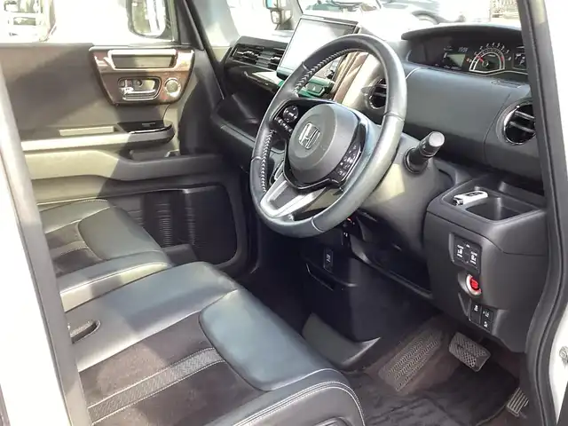 ホンダ Ｎ ＢＯＸ カスタム G L ターボ ホンダセンシング 千葉県 2019(平31)年 4.1万km プラチナホワイトパール ワンオーナー/メモリナビ　TV/DVD/CD/MS/BT/    VXU-195NBi/両側パワースライドドア/前後ドライブレコーダー/前席シートヒーター/ピュアサウンドブース/ETC/スマートキースペアキー/取扱説明書/保証書