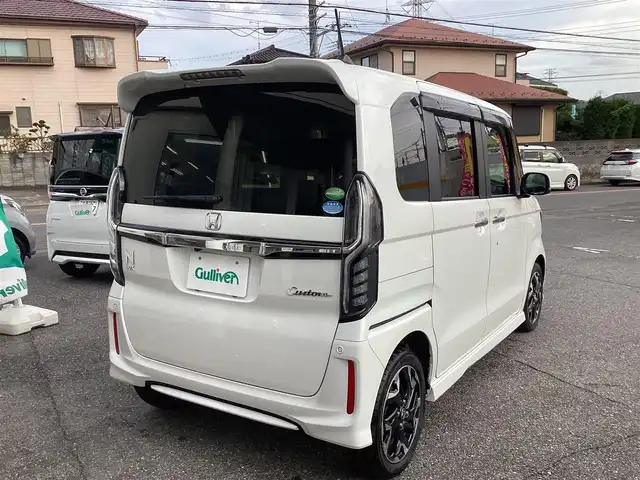 ホンダ Ｎ ＢＯＸ カスタム G L ターボ ホンダセンシング 千葉県 2019(平31)年 4.1万km プラチナホワイトパール ワンオーナー/メモリナビ　TV/DVD/CD/MS/BT/    VXU-195NBi/両側パワースライドドア/前後ドライブレコーダー/前席シートヒーター/ピュアサウンドブース/ETC/スマートキースペアキー/取扱説明書/保証書