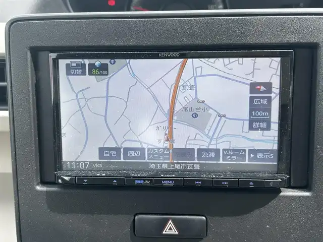 スズキ ワゴンＲ FA 埼玉県 2019(令1)年 2.1万km ピュアホワイトP 登録時20341km/社外ナビ（AM/FM/TV/BT）/Bカメラ/ドラレコ前後/純正ドアバイザー/純正フロアマット/ETC/リモコンキー/スペアキー1本/横滑り防止装置/車両取扱説明書/保証書