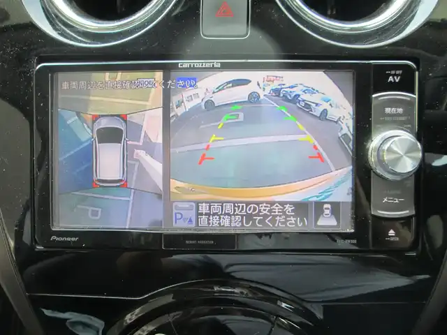 日産 ノート e－パワー メダリスト 千葉県 2016(平28)年 4.8万km ギャラクシーゴールド 社外ナビ、フルセグTV/アラウンドビューモニター/社外オーディオ【DVD/CD/BT/SD】/LEDヘッドライト&イエローフォグ/エマージェンシーブレーキ/車線逸脱防止警報/デジタルインナーミラー/ハーフレザーシート/革巻きステアリング/前後コーナーセンサー/ナビ連動前方ドライブレコーダー/ETC/スペアキー/取扱説明書/ナビ取扱説明書/新車時保証書/整備記録簿(H29/R1/R3/R5)