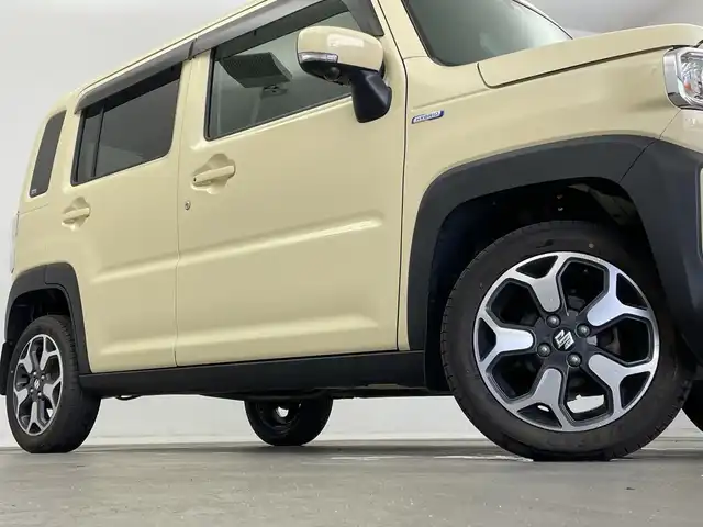 スズキ ハスラー HYBRID X 新潟県 2020(令2)年 6.9万km シフォンアイボリーM 純正9インチメモリナビ/　フルセグTV/Bluetooth/CD/DVD/USB/衝突被害軽減ブレーキ/レーンキープアシスト/前席シートヒーター/コーナーセンサー/ドライブレコーダー【VREC-DZ700D】/全方位モニター/ビルトインETC/アイドリングストップ/横滑り防止装置/LEDヘッドライト/オートマチックハイビーム/オートライト/レザーステアリング/ステアリングスイッチ