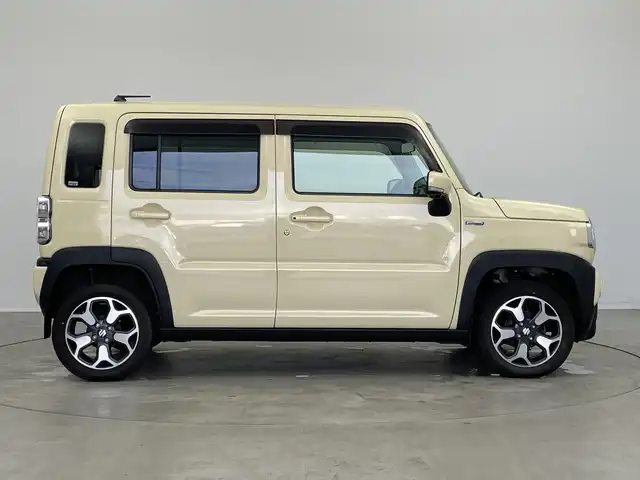 スズキ ハスラー HYBRID X 新潟県 2020(令2)年 6.9万km シフォンアイボリーM 純正9インチメモリナビ/　フルセグTV/Bluetooth/CD/DVD/USB/衝突被害軽減ブレーキ/レーンキープアシスト/前席シートヒーター/コーナーセンサー/ドライブレコーダー【VREC-DZ700D】/全方位モニター/ビルトインETC/アイドリングストップ/横滑り防止装置/LEDヘッドライト/オートマチックハイビーム/オートライト/レザーステアリング/ステアリングスイッチ
