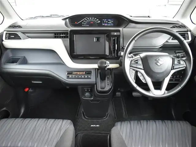 スズキ ソリオ HV MZ 福岡県 2022(令4)年 7.4万km スーパーブラックパール デュアルカメラブレーキサポート/全方位モニター用カメラ/両側パワースライドドア/レーダークルーズコントロール/前席シートヒーター/純正15インチアルミホイール/ヘッドアップディスプレイ/ドアバイザー/フロアマット/プッシュスタート/スマートキー×2/新車時保証書/取扱説明書