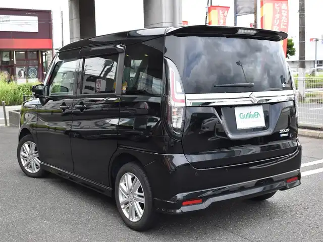スズキ ソリオ HV MZ 福岡県 2022(令4)年 7.4万km スーパーブラックパール デュアルカメラブレーキサポート/全方位モニター用カメラ/両側パワースライドドア/レーダークルーズコントロール/前席シートヒーター/純正15インチアルミホイール/ヘッドアップディスプレイ/ドアバイザー/フロアマット/プッシュスタート/スマートキー×2/新車時保証書/取扱説明書