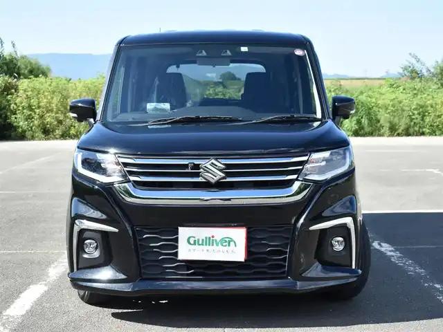 スズキ ソリオ HV MZ 福岡県 2022(令4)年 7.4万km スーパーブラックパール デュアルカメラブレーキサポート/全方位モニター用カメラ/両側パワースライドドア/レーダークルーズコントロール/前席シートヒーター/純正15インチアルミホイール/ヘッドアップディスプレイ/ドアバイザー/フロアマット/プッシュスタート/スマートキー×2/新車時保証書/取扱説明書