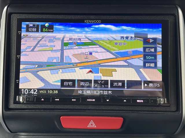 ホンダ Ｎ ＢＯＸ カスタム G ターボSSパッケージ 埼玉県 2017(平29)年 8.1万km プレミアムホワイトパールⅡ 登録時81096km/社外メモリナビ（MDV-Z704）/フルセグ/BT/CD/DVD/クルーズコントロール/パドルシフト/CTBA/横滑り防止装置/ビルトインETC/社外前後ドライブレコーダー/ECON/ハーフレザーシート/シートヒーター（D＋N席）/両側パワースライドドア/サンシェード/電動格納ミラー/ウィンカーミラー/純正エアロ/サイド/リアスポイラー/プッシュスタート/純正フロアマット/革巻きハンドル/ステアリングリモコン/キセノンヘッドライト/フォグランプ/純正15インチアルミ/ドアバイザー/スマートキー/保証書/取説