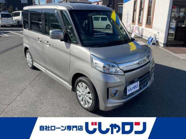 スズキ スペーシア カスタム XS 神奈川県 2014(平26)年 8.8万km スチールシルバーM (株)IDOMが運営する【じしゃロン相模原店】の自社ローン対象車両になります。こちらは現金ご利用時の価格です。自社ローンご希望の方は別途その旨お申付け下さい。/純正アルミホイール/純正フロアマット/オートライト/電動格納ミラー/アイドリングストップ/ドアバイザー/プッシュスタート/片側パワースライドドア/ETC/スマートキー/HID