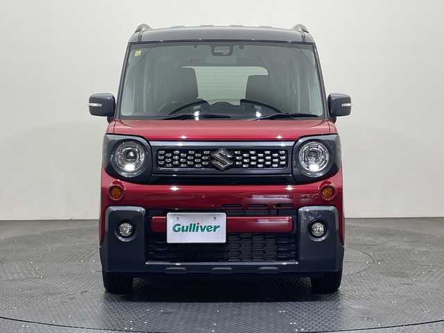 スズキ スペーシア ギア HYBRID XZ 愛媛県 2018(平30)年 2.1万km フェニックスレッドパール/ガンメタリック2トーンルーフ 社外ナビ/Bluetooth/フルセグ/両側電動スライドドア/バックカメラ/衝突被害軽減ブレーキ/レーンキープアシスト/前後コーナーセンサー/LEDヘッドライト/オートライト/ルーフレール/ドライブレコーダー/ETC/プッシュスタート/純正15インチアルミ