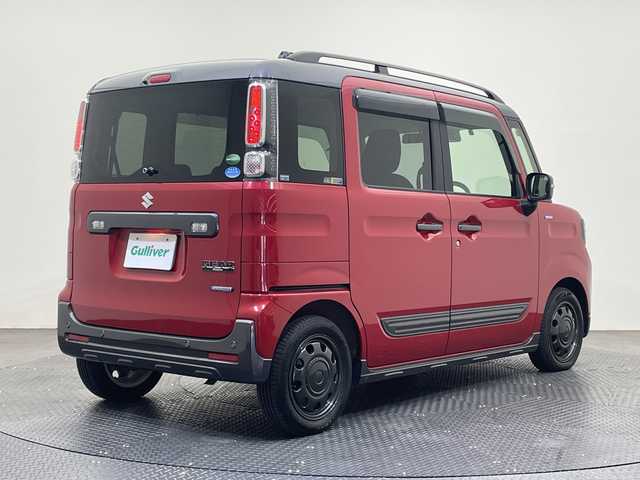 スズキ スペーシア ギア HYBRID XZ 愛媛県 2018(平30)年 2.1万km フェニックスレッドパール/ガンメタリック2トーンルーフ 社外ナビ/Bluetooth/フルセグ/両側電動スライドドア/バックカメラ/衝突被害軽減ブレーキ/レーンキープアシスト/前後コーナーセンサー/LEDヘッドライト/オートライト/ルーフレール/ドライブレコーダー/ETC/プッシュスタート/純正15インチアルミ