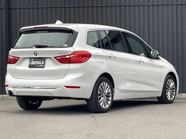 ＢＭＷ ２１８ｄ グランツアラー ラグジュアリー 福島県 2019(平31)年 3.5万km ミネラルホワイト コンフォートアクセス/バックカメラ/前後コーナーセンサー/黒レザーシート/前席シートヒーター/パワーシート/LEDヘッドライト/フットオープナー/ウッドパネル/アンビエントライト/スピードリミッター/ミラーETC2.0