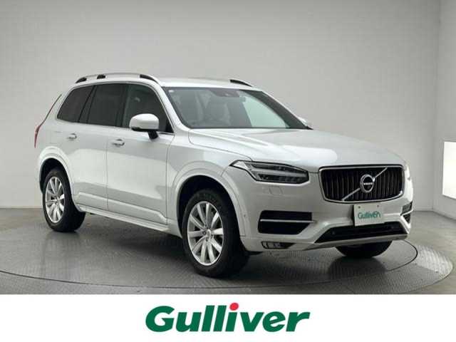 ボルボ ＸＣ９０ T5 AWD モーメンタム 兵庫県 2016(平28)年 8.2万km クリスタルホワイトP 純正HDDナビ/（CD、BT、USB、フルセグ）/ドライブレコーダー/アラウンドビューモニター/コーナーセンサー/アイドリングストップ/４WD/ACC/BSM/LKA/自動駐車/自動発進/クロストラックアラート/ETC/レザーシート/パワーシート/シートヒーター/ルーフレール/フットトランクオープナー/パワーバックドア/LEDヘッドライト/LEDフォグランプ/オートハイビーム/社外フロアマット/純正19インチAW