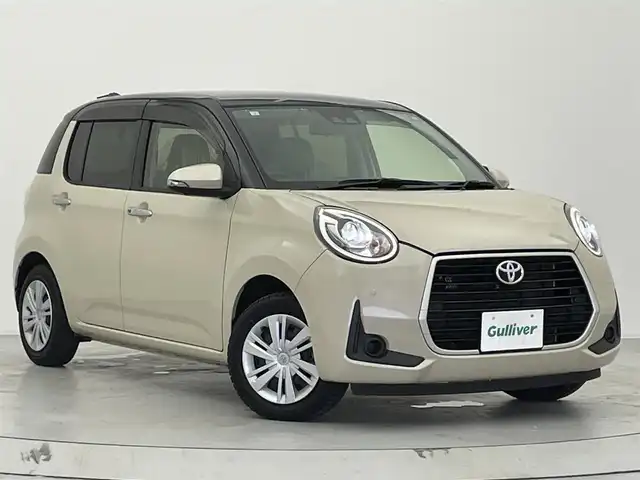 トヨタ パッソ モーダ　チャーム 宮城県 2021(令3)年 1.7万km ブラックマイカメタリック/パウダリーベージュメタリック 2トーン 社外ナビ（AVIC-MRZ099W）/全周囲カメラ/バックカメラ/フルセグTV/ETC/ブラックルーフ/ハーフレザーシート/ドアバイザー/アイドリングストップ/ハイビームアシスト/LEDヘッドライト/取扱説明書/スペアキー　×１