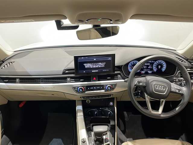 アウディ Ａ４ アバント 45TSFIクワトロアドバンスド 新潟県 2023(令5)年 3.7万km アイビスホワイト ラグジュアリー パッケージ/・パーシャルレザー/・運転席メモリー機能/・エクステリアミラーメモリー機能/・ランバーサポート 4ウェイ（フロント）/・マルチカラーアンビエントライティング/・アーティフィシャルレザー/ （ドアアームレスト/センターコンソール）/・ブラックグラスルックコンソール/コンフォートパッケージ/・マトリクスLEDヘッドライト/・ヘッドライトウォッシャー/・パークアシスト/・サラウンドビューカメラ/・スマートフォンワイヤレスチャージング/ リヤシートUSBチャージング/・マルチカラーアンビエントライティング/MMIナビゲーション【BT/フルセグ】/パドルシフト/シートヒーター（フロント/リヤ）/アクティブレーンアシスト/プレセンスシティ/ホールドアシスト/アダプティブクルーズコントロール/アウディパーキングシステム/ステアリングヒーター/Audi前後ドライブレコーダー/パワーバックドア/ETC2.0/スペアキー