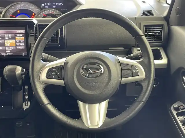 ダイハツ ウェイク G ターボ SA Ⅲ 群馬県 2018(平30)年 7万km パールホワイトⅢ /オフビートカーキM 純正ナビ　フルセグ　Bluetooth　全方位カメラ　両側パワースライドドア　衝突軽減システム　オートマチックハイビーム　横滑り防止装置　アイドリングストップ　ドライブレコーダー　ETC　オートライト