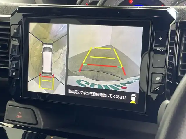 ダイハツ ウェイク G ターボ SA Ⅲ 群馬県 2018(平30)年 7万km パールホワイトⅢ /オフビートカーキM 純正ナビ　フルセグ　Bluetooth　全方位カメラ　両側パワースライドドア　衝突軽減システム　オートマチックハイビーム　横滑り防止装置　アイドリングストップ　ドライブレコーダー　ETC　オートライト