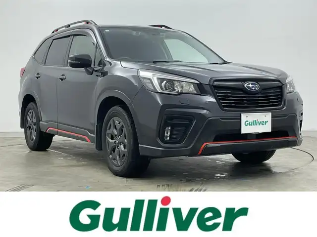 スバル フォレスター X－ブレイク 岡山県 2019(令1)年 6.7万km ダークグレーメタリック 純正８インチナビ　(CN-LR840D)/【CD/DVD/BT/フルセグ】/レーダークルーズコントロール　/ビルトインＥＴＣ　/シートヒーター　全席/ＬＥＤヘッドライト/バックカメラ　/ドライブレコーダー　前側/電動リアゲート　/コーナーセンサー　後側/オートハイビーム　/ルーフレール/ステアリングヒーター/禁煙車/スペアキー×1/オートブレーキホールド/シートメモリー/パドルシフト/ダウンヒルアシスト