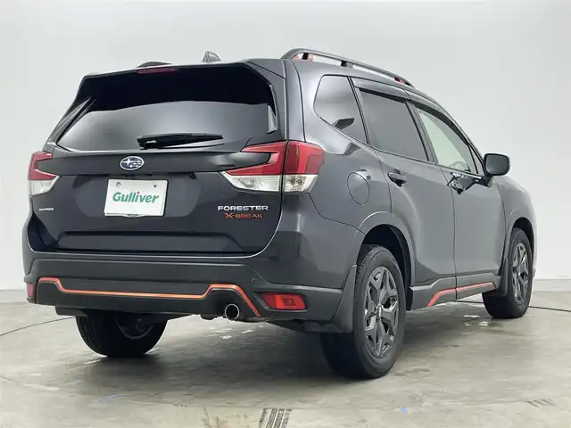 スバル フォレスター X－ブレイク 岡山県 2019(令1)年 6.7万km ダークグレーメタリック 純正８インチナビ　(CN-LR840D)/【CD/DVD/BT/フルセグ】/レーダークルーズコントロール　/ビルトインＥＴＣ　/シートヒーター　全席/ＬＥＤヘッドライト/バックカメラ　/ドライブレコーダー　前側/電動リアゲート　/コーナーセンサー　後側/オートハイビーム　/ルーフレール/ステアリングヒーター/禁煙車/スペアキー×1/オートブレーキホールド/シートメモリー/パドルシフト/ダウンヒルアシスト