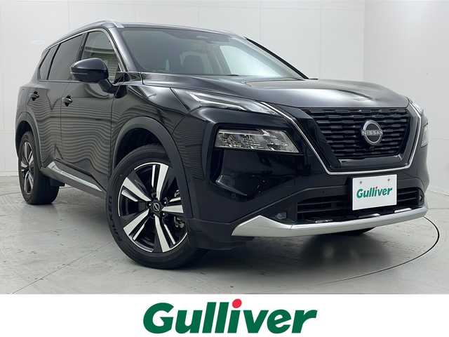 日産 エクストレイル G e－4ORCE 茨城県 2022(令4)年 1.8万km ダイヤモンドブラック 純正ナビ/・バックカメラ（全方位モニター）/・Bluetooth接続/・フルセグテレビ/・USB入力端子/ETC/ドライブレコーダー/パワーシート/純正ホイール/純正フロアマット/LEDヘッドライト/コーナーセンサー/プロパイロット/フロントフォグ/スマートルームミラー/ステアリングヒーター/オートブレーキホールド/置くだけ充電器