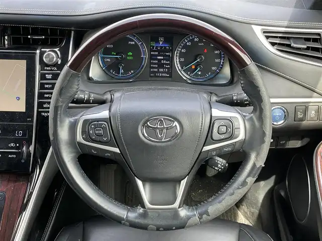 トヨタ ハリアー ハイブリッド プレミアム アドバンスドP 道央・札幌 2014(平26)年 11.4万km ブラック ４WD/JBLプレミアムサウンドシステム/モデリスタエアロ/純正ディーラーOPナビ/CD/DVD/BT/フルセグ/プリクラッシュセーフティ/横滑り防止装置/レーダークルーズコントロール/レーンキープアシスト/クリアランスソナー/パノラミックビューモニター/ビルトインETC/EVMODE/ECOMODE/パワーバックドア/D席パワーシート/ハーフレザーシート/革巻きウッドコンビステアリング/ステアリングリモコン/自動防眩ミラー/置くだけ充電/MTモード付AT/プッシュスタート/スマートキー/LEDヘッドライト/オートライト/オートハイビーム/フォグランプ/電動格納ミラー/ウィンカーミラー/純正フロアマット