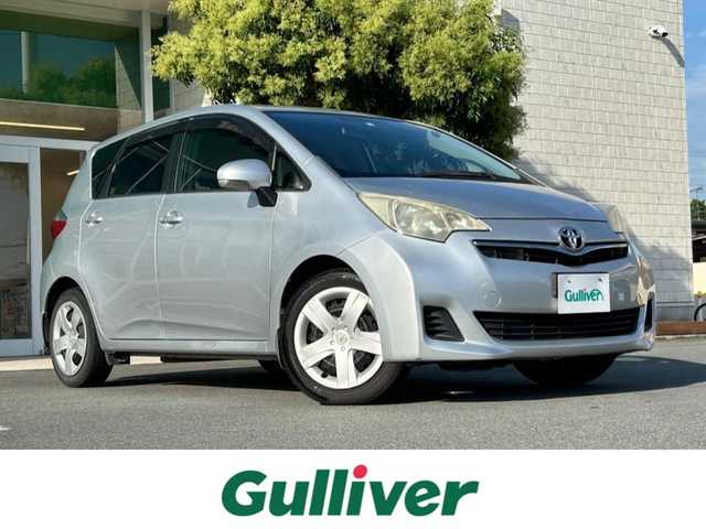 トヨタ ラクティス G 静岡県 2010(平22)年 14.2万km シルバーM エンジンスタートボタン/パワーステアリング/パワーウィンドウ/スマートキー/オートエアコン/CD/CDチェンジャー/バックカメラ/TV（ワンセグ）/純正SDナビ/純正フロアマット/布シート/ABS/オートライト/Wエアバッグ