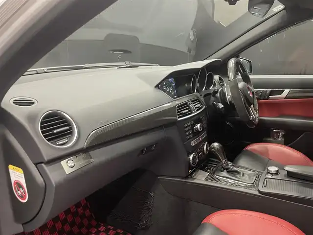 メルセデス・ベンツ Ｃ６３ ステーションワゴン 群馬県 2012(平24)年 4.2万km シルバー AMGパフォーマンスパッケージ/サンルーフ/赤黒コンビレザーシート/前後ドラレコ/レッドキャリパー/TVキャンセラー/19インチ黒ホイー/メモリ付きパワーシート/スマートキー/純正ナビ/フルセグTV