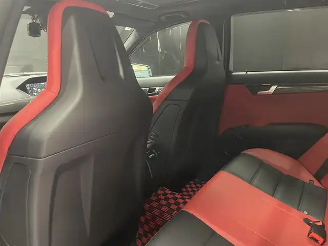 メルセデス・ベンツ Ｃ６３ ステーションワゴン 群馬県 2012(平24)年 4.2万km シルバー AMGパフォーマンスパッケージ/サンルーフ/赤黒コンビレザーシート/前後ドラレコ/レッドキャリパー/TVキャンセラー/19インチ黒ホイー/メモリ付きパワーシート/スマートキー/純正ナビ/フルセグTV