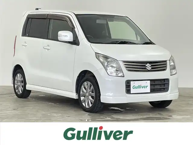 スズキ ワゴンＲ LTDⅡ 千葉県 2012(平24)年 5.8万km パールホワイト 社外8インチナビ/・Bluetooth接続/・フルセグTV/・CD/DVD再生/・バックカメラ/運転席シートヒーター/スマートキー/フロアマット/純正アルミホイール/プッシュスタート