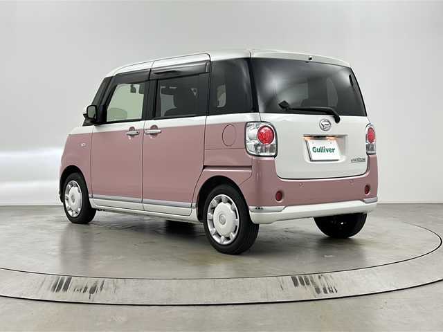 ダイハツ ムーヴ キャンバス X メイクアップ リミテッド SAⅢ 埼玉県 2021(令3)年 4.5万km パールホワイトⅢ/ブルーミングピンクメタリック 全方位カメラ　/ＥＴＣ　/両側電動スライドドア　/レーンキープアシスト　/オートマチックハイビーム　/盗難防止措置　/アイドリングストップ　/プッシュスタート　/スマートキー　/純正フロアマット　/前ドライブレコーダー/ステアリングスイッチ/フォグランプ