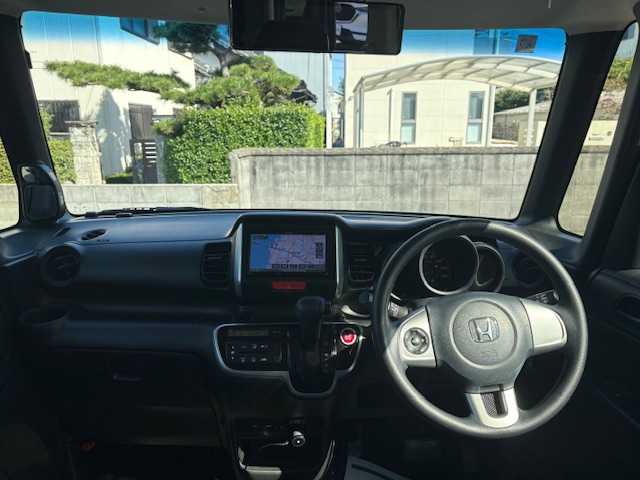 ホンダ Ｎ ＢＯＸ G Lパッケージ 大阪府 2017(平29)年 6万km クリスタルブラックパール 社外ナビ/バックカメラ/片側パワースライドドア/デジタルミラー/ミラー一体型ドラレコ/ビルトインETC/ステアリングスイッチ/横滑り防止装置/ドアバイザー/プッシュスタート/スマートキー