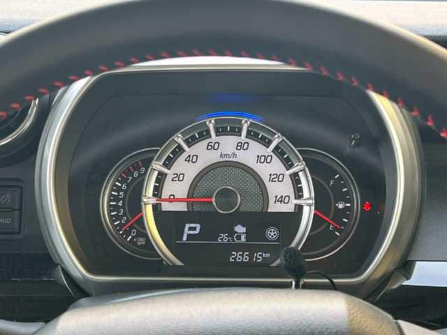 スズキ スペーシア カスタム HYBRID XS 和歌山県 2020(令2)年 2.7万km ブルーイッシュブラックパール3 ワンオーナー/社外ナビ/　＜フルセグＴＶ/DVD/CD/Bluetooth＞/全方位モニター/ＥＴＣ/両側パワースライド/運転席シートヒーター/コーナーセンサー/衝突被害軽減ブレーキ/ヘッドアップディスプレイ/ハーフレザーシート/ステアリングスイッチ/革巻きステアリング/電動格納ミラー/スマートキー×２/純正フロアマット/ドアバイザー/取扱説明書/保証書