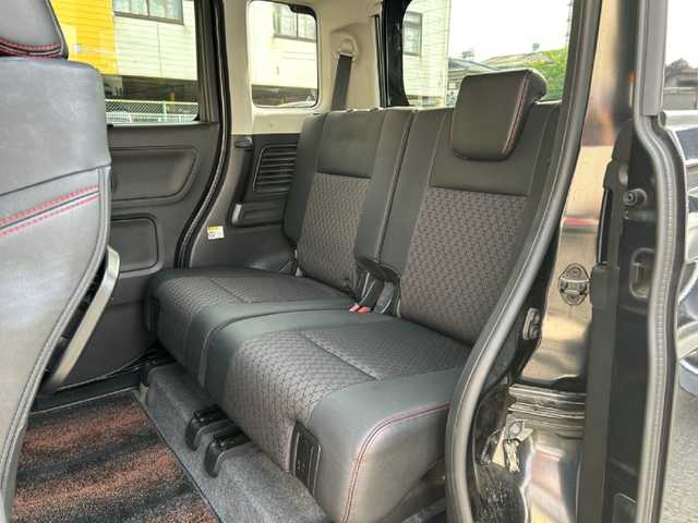 スズキ スペーシア カスタム HYBRID XS 和歌山県 2020(令2)年 2.7万km ブルーイッシュブラックパール3 ワンオーナー/社外ナビ/　＜フルセグＴＶ/DVD/CD/Bluetooth＞/全方位モニター/ＥＴＣ/両側パワースライド/運転席シートヒーター/コーナーセンサー/衝突被害軽減ブレーキ/ヘッドアップディスプレイ/ハーフレザーシート/ステアリングスイッチ/革巻きステアリング/電動格納ミラー/スマートキー×２/純正フロアマット/ドアバイザー/取扱説明書/保証書