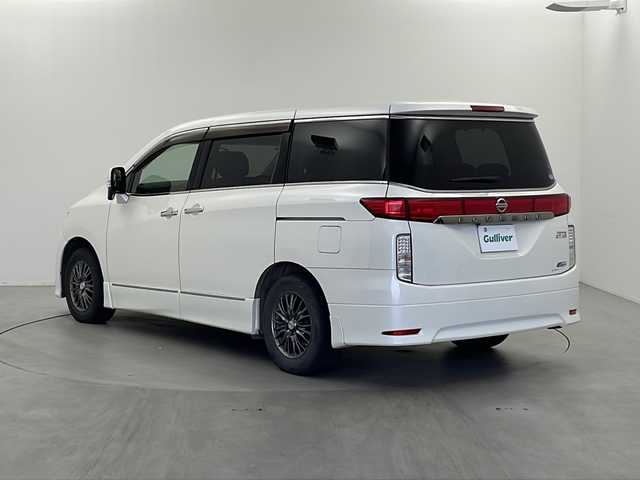 日産 エルグランド 250ハイウェイスター 栃木県 2011(平23)年 19.9万km ブリリアントホワイトパール 社外ナビ/(CD/DVD/BT/AM/FM/ワンセグ）/ETC/フリップダウンモニター/横滑り防止/片側パワースライドドア/助手席、二列目オットマン/MTモード付AT/電動格納ミラー/純正フロアマット