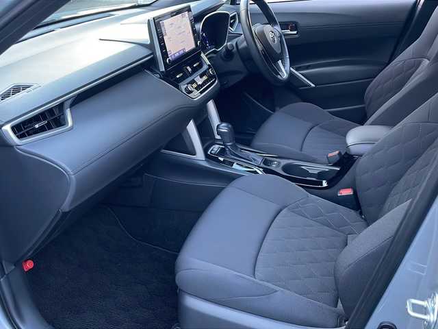 トヨタ カローラ クロス ハイブリッド S 福島県 2022(令4)年 3.8万km セメントグレーメタリック ワンオーナー　純正ディスプレイオーディオ　ナビ　バックカメラ　ビルトインＥＴＣ　プリクラッシュセーフティー　レーダークルーズコントロール　純正アルミホイール　ルーフレール　クリアランスソナー