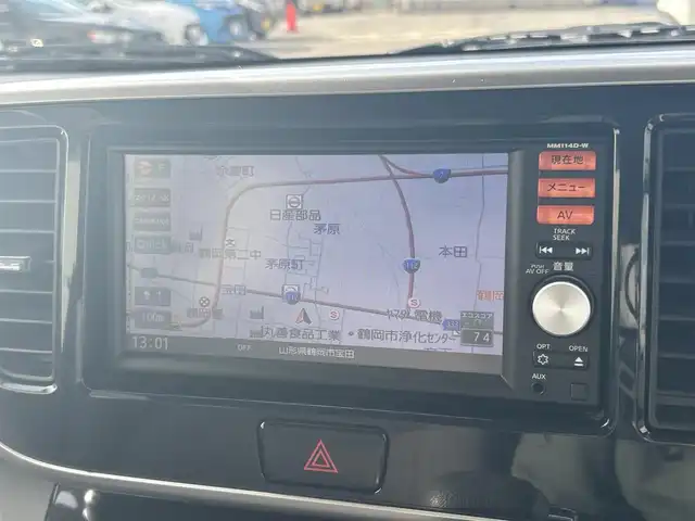 日産 デイズ ルークス X Vセレ +SeftyⅡ 山形県 2015(平27)年 7.2万km ブラック 衝突被害軽減システム/純正SDナビ/　　【CD　DVD　BT　フルセグ　USB　AUX】/アラウンドビューモニター/パワースライドドア/14インチアルミホイール/アイドリングストップ/ドライブレコーダー/純正フロアマット/電動格納ミラー/ドアバイザー/インテリジェントキー/ETC