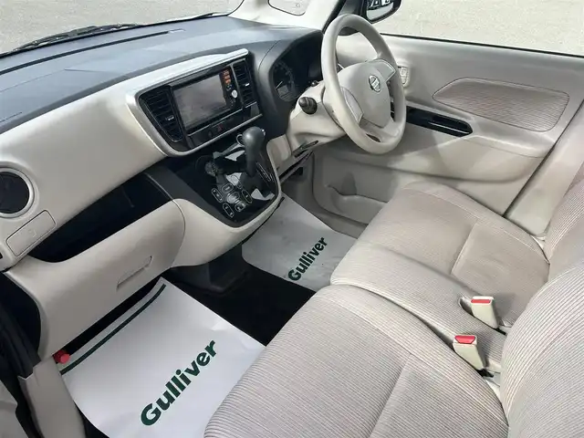 日産 デイズ ルークス X Vセレ +SeftyⅡ 山形県 2015(平27)年 7.2万km ブラック 衝突被害軽減システム/純正SDナビ/　　【CD　DVD　BT　フルセグ　USB　AUX】/アラウンドビューモニター/パワースライドドア/14インチアルミホイール/アイドリングストップ/ドライブレコーダー/純正フロアマット/電動格納ミラー/ドアバイザー/インテリジェントキー/ETC