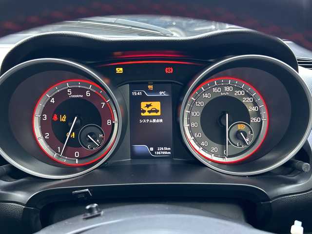 スズキ スイフト スポーツ セーフティPKG 長野県 2018(平30)年 13.7万km スピーディーブルーM ・ワンオーナー/・純正SDナビ/AM/FM/SD/DVD/Bluetooth/TV/iPod/・ETC/・クルーズコントロール/・レーンキープアシスト/・ステアリングリモコン/・オートライト/・LEDヘッドライト/・スペアキー/・プッシュスタート/・シートヒーター