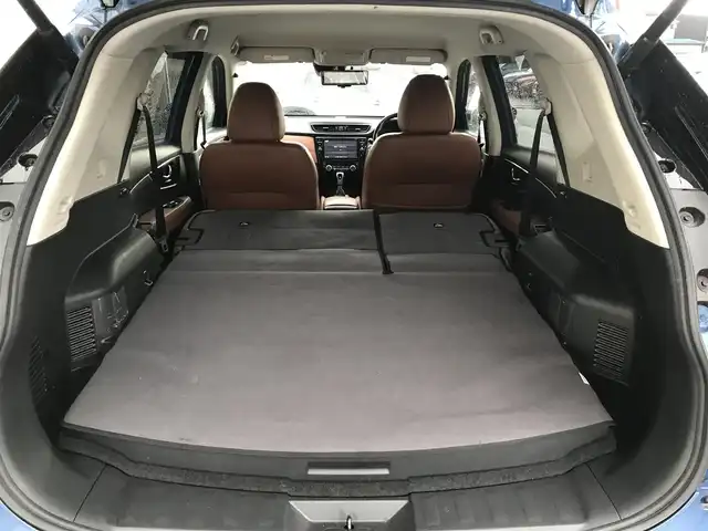 日産 エクストレイル ハイブリッド 20Xi レザーエディション 富山県 2020(令2)年 9.9万km シャイニングブルー ワンオーナー/純正９型ナビ/フルセグＴＶ／Bluetooth/プロパイロット/アラウンドビューモニター/スマートルームミラー/専用レザーシート/パワーバックドア/インテリキー/プッシュスタート/ＬＥＤヘッドライト/ビルトインＥＴＣ/シートヒーター/VDC/衝突軽減ブレーキ/保証書有り