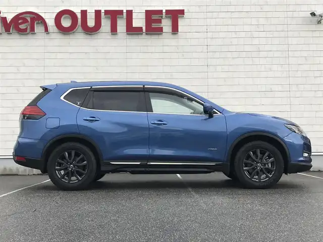 日産 エクストレイル ハイブリッド 20Xi レザーエディション 富山県 2020(令2)年 9.9万km シャイニングブルー ワンオーナー/純正９型ナビ/フルセグＴＶ／Bluetooth/プロパイロット/アラウンドビューモニター/スマートルームミラー/専用レザーシート/パワーバックドア/インテリキー/プッシュスタート/ＬＥＤヘッドライト/ビルトインＥＴＣ/シートヒーター/VDC/衝突軽減ブレーキ/保証書有り