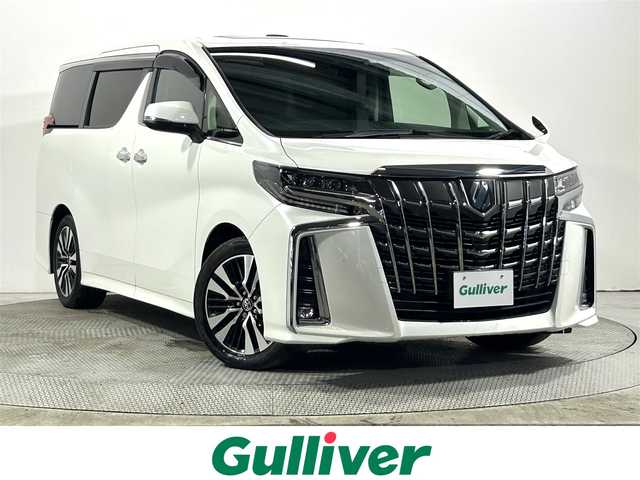 トヨタ アルファード S Cパッケージ 大阪府 2020(令2)年 4.1万km ホワイトパールクリスタルシャイン 純正大型ナビ　Ｂカメラ　ＥＴＣ　後席モニター　サンルーフ　衝突軽減　レーダークルコン　ハンドルヒーター　シートヒーター　エアーシート　レザーシート　パワーシート　電動ミラー　電動リアゲート　両側電動