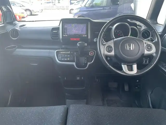 ホンダ Ｎ ＢＯＸ ターボ SSパッケージ 神奈川県 2014(平26)年 5.4万km プレミアムディープロッソパール ワンオーナー/フルセグテレビ/バックカメラ/シートヒーター/ETC/パドルシフト/クルーズコントロール/オートライト/純正フロアマット/カーテンエアバック/スペアキー/ドライブレコーダー前後