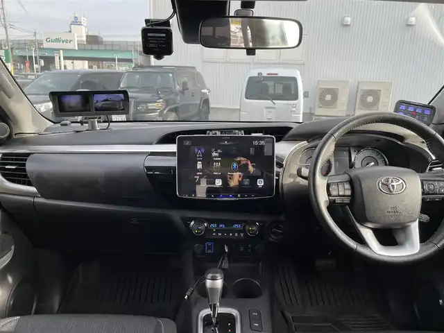 トヨタ ハイラックス Z 石川県 2022(令4)年 6.1万km ＤグリーンＭ 4WD/ディーゼル/アルパインディスプレイオーディオ/バックカメラ/LEDヘッドライト/ETC/トヨタセーフティセンス/YAKIMAラック/BATTLEZサスペンション/リフトUP/社外ブラックアルミホイール/コーナーセンサー/レーダークルーズ/ドライブレコーダー/スマートキー/プッシュスタート