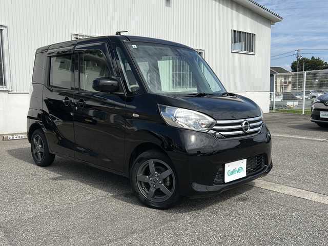 日産 デイズ ルークス X 富山県 2015(平27)年 6.3万km ブラック スマートキー×３/両側パワースライドドア/アラウンドビューモニター/純正メモリーナビ(MC315D-W)/DVD/BT/フルセグTV/USB/バックソナー/衝突安全ブレーキ/リアシェード/前後ドラレコ(DRY-TW7550)/電格ミラー/プッシュスタート/純正フロアマット/純正ドアバイザー/ヘッドライトレベライザー/サーキュレーター/保証書・取説・ナビ取説