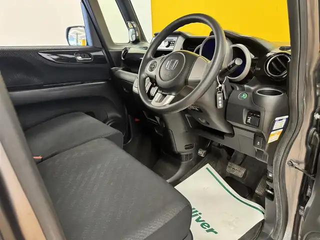 ホンダ Ｎ ＢＯＸ カスタム G Lパッケージ 群馬県 2013(平25)年 6.5万km ポリッシュドメタルメタリック パワースライドドア/純正オーディオ/　　CD/AUX/AM/FM/HIDオートライト/フォグランプ/純正14インチAW/ステアリングスイッチ/オートエアコン/ドアバイザー/横滑り防止機能/スマートキー/ETC