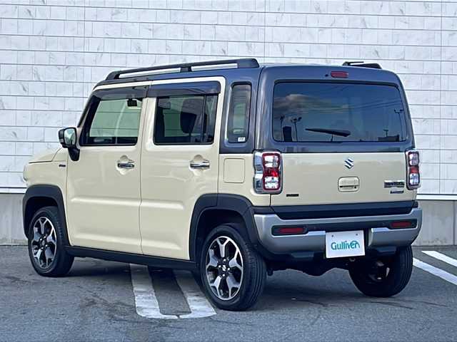 スズキ ハスラー Jスタイル ターボ 岐阜県 2021(令3)年 4.6万km シフォンアイボリーメタリック/ガンメタリック2トーン デュアルカメラブレーキサポート/スズキセーフティサポート/・後退時ブレーキサポート/・車線逸脱抑制制御機能/・車線逸脱警報機能/・パーキングソナー/・横滑り防止装置（ＥＳＰ）/純正ナビ/CD.DVD.BT.USB.SmartphoneLink/全方位カメラ/フルセグ/ハーフレザーシート/シートヒーター/ダウンヒルアシスト/グリップコントロール/ドライブレコーダー/アイドリングストップ/LEDヘッドライト/プッシュスタート/スマートキー