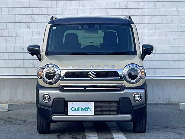スズキ ハスラー Jスタイル ターボ 岐阜県 2021(令3)年 4.6万km シフォンアイボリーメタリック/ガンメタリック2トーン デュアルカメラブレーキサポート/スズキセーフティサポート/・後退時ブレーキサポート/・車線逸脱抑制制御機能/・車線逸脱警報機能/・パーキングソナー/・横滑り防止装置（ＥＳＰ）/純正ナビ/CD.DVD.BT.USB.SmartphoneLink/全方位カメラ/フルセグ/ハーフレザーシート/シートヒーター/ダウンヒルアシスト/グリップコントロール/ドライブレコーダー/アイドリングストップ/LEDヘッドライト/プッシュスタート/スマートキー