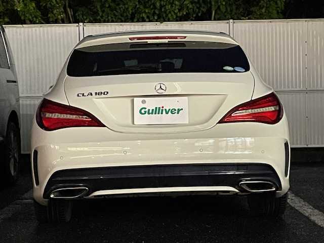 メルセデス・ベンツ ＣＬＡ１８０ Sブレイク　スポーツ 茨城県 2017(平29)年 6万km カルサイトホワイト 純正ナビ【AM/FM/CD/DVD/フルセグ】/レザーシート/バックカメラ/シートヒーター/D席パワーシート/メモリシート/ETC2.0/コーナーセンサー/横滑り防止装置/LEDライト/保証書/スペアキー×１